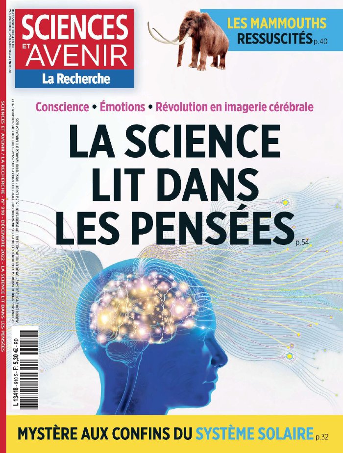 Sciences et Avenir N910 du 17 novembre 2022 à télécharger sur iPad