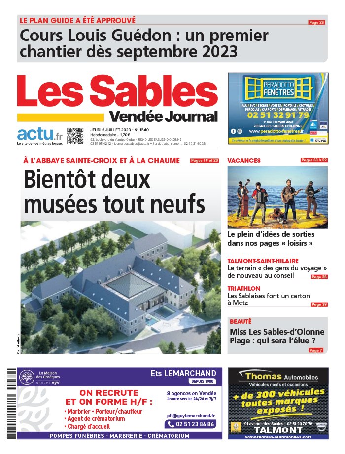 Lisez Le Journal Des Sables Du Juillet Sur Epresse Fr