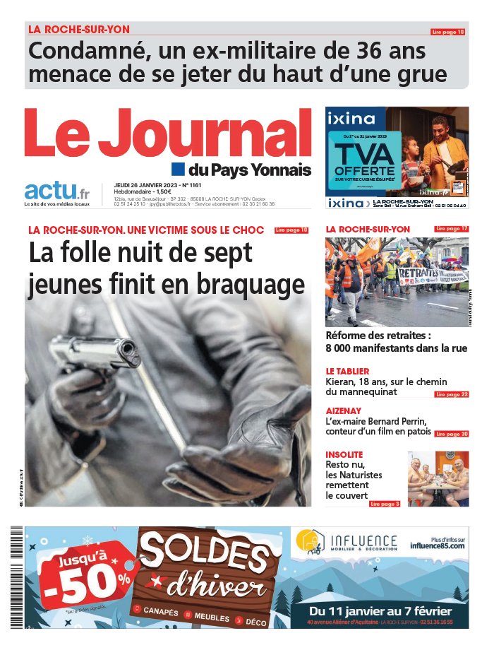 Le Journal Du Pays Yonnais N Du Janvier T L Charger Sur Ipad