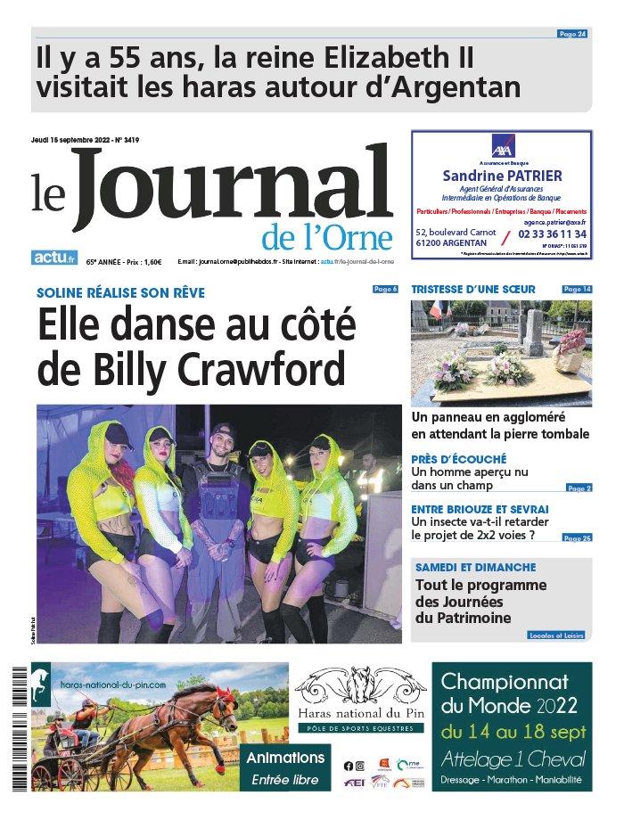 Le Journal De L Orne N Du Septembre T L Charger Sur Ipad