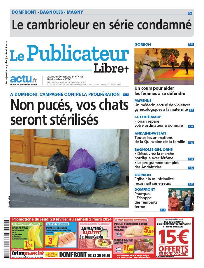 Le Publicateur Libre N Du F Vrier T L Charger Sur Ipad