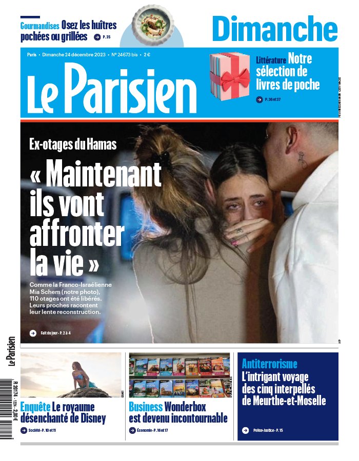 Le Parisien N20231224 du 24 décembre 2023 à télécharger sur iPad