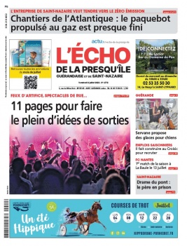 L Echo De La Presqu Le N Du Juillet T L Charger Sur Ipad