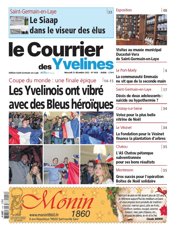 Le Courrier Des Yvelines N Du D Cembre T L Charger Sur Ipad