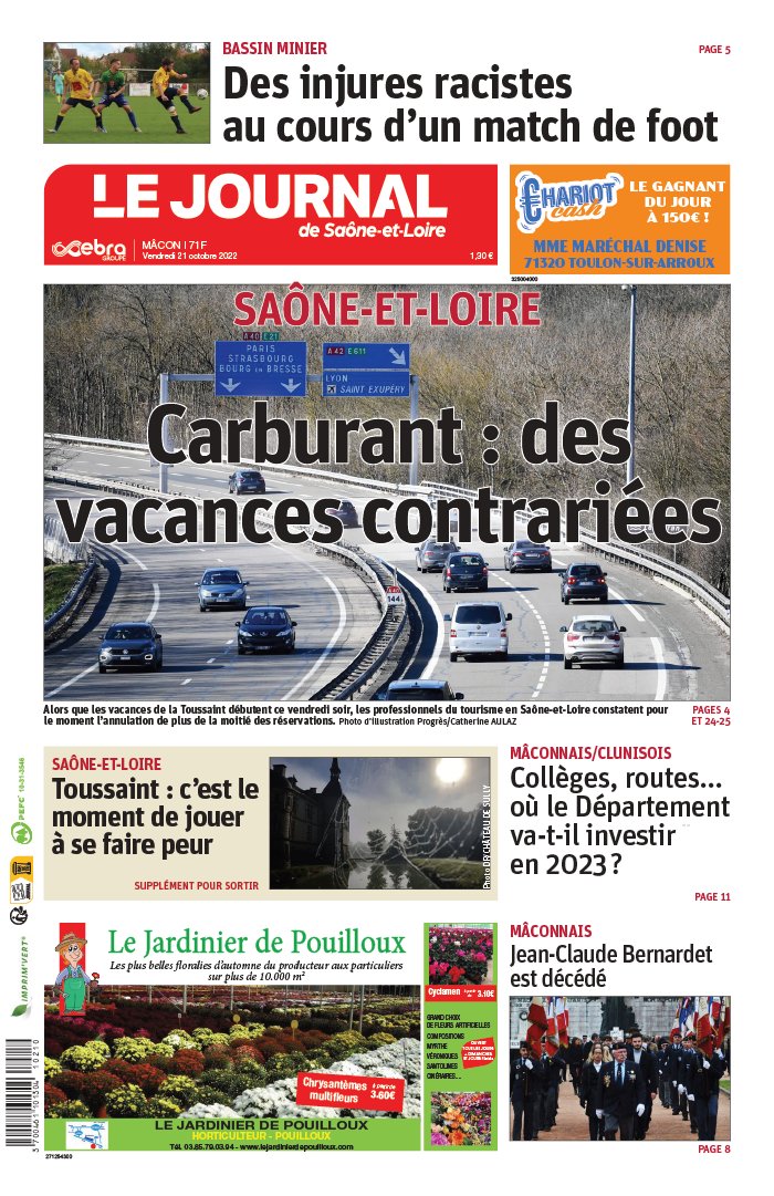 Le Journal De Sa Ne Et Loire N Du Octobre