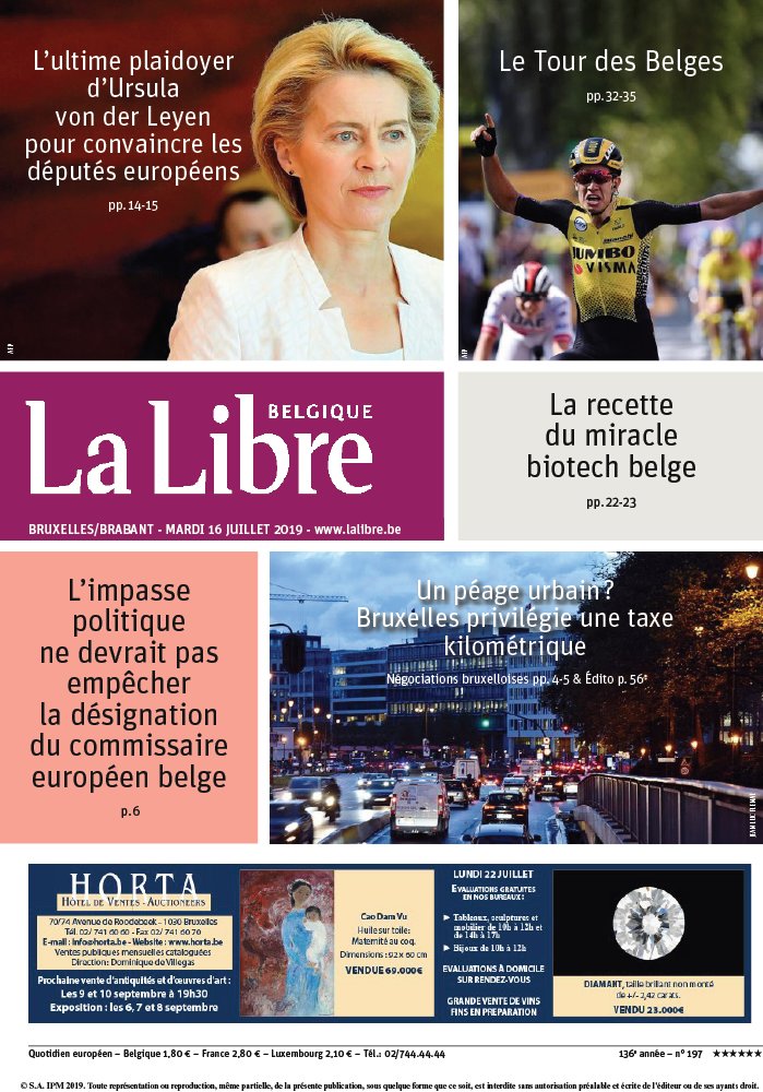 La Libre Belgique N Du Juillet T L Charger Sur Ipad