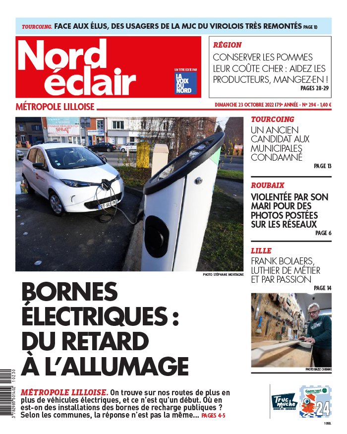 Nord éclair N20221023 du 23 octobre 2022 à télécharger sur iPad