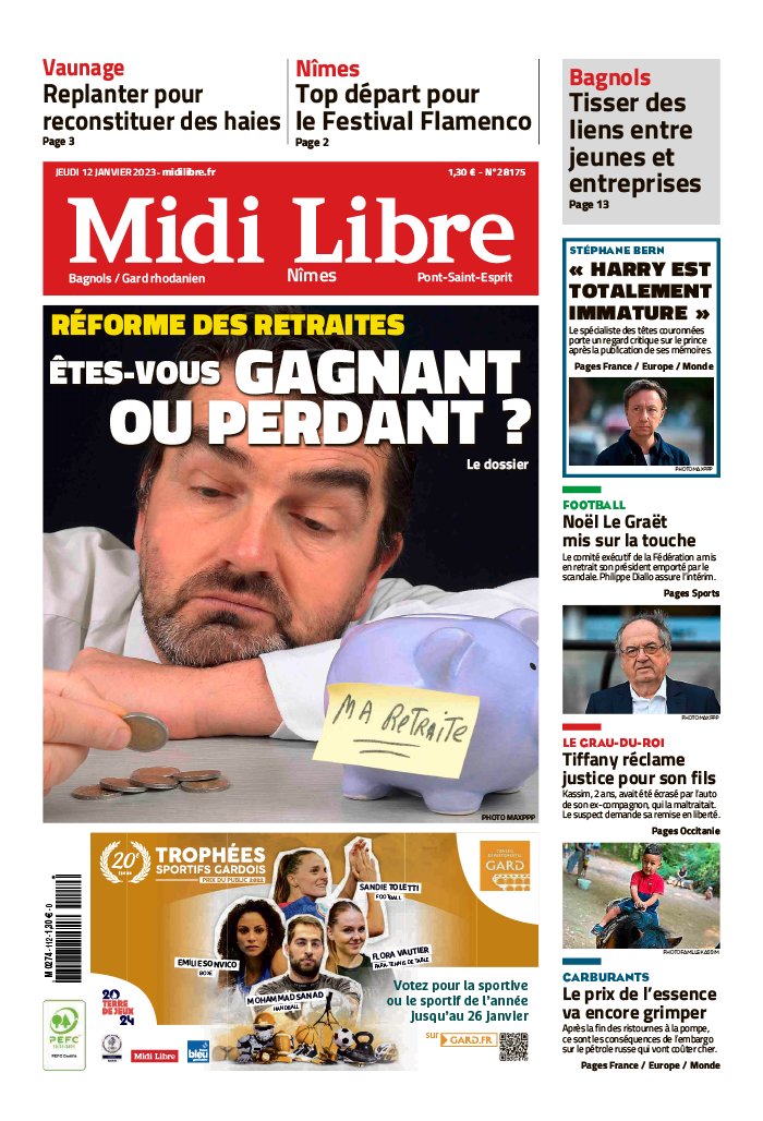 Midi Libre N Du Janvier T L Charger Sur Ipad