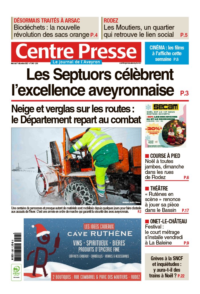 Centre Presse Aveyron N Du D Cembre T L Charger Sur Ipad