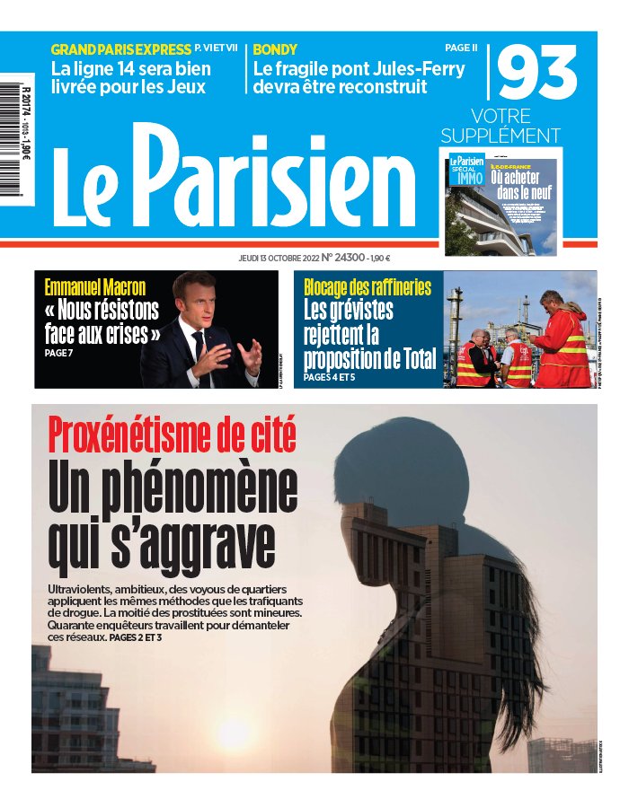 Le Parisien N Du Octobre T L Charger Sur Ipad