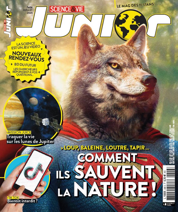 Science et Vie Junior N406 du 14 juin 2023 à télécharger sur iPad