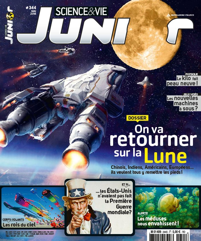 Science et Vie Junior N344 du 11 avril 2018 à télécharger sur iPad