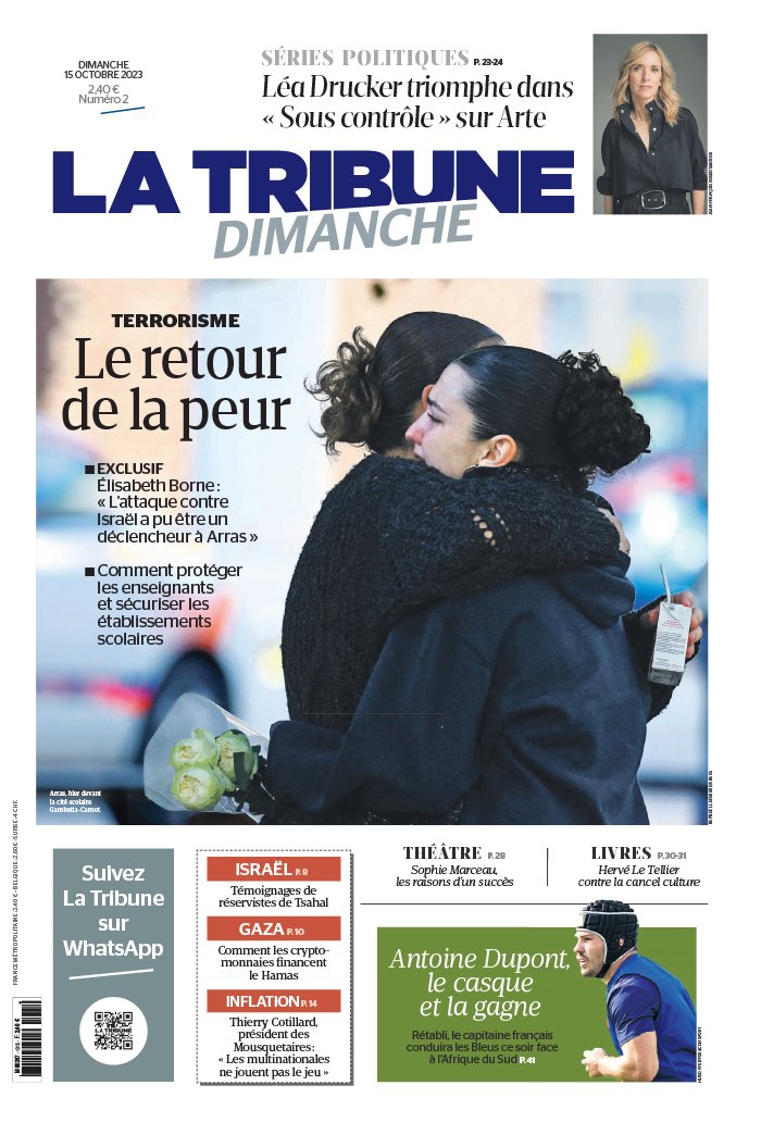 La Tribune Dimanche N Du Octobre T L Charger Sur Ipad