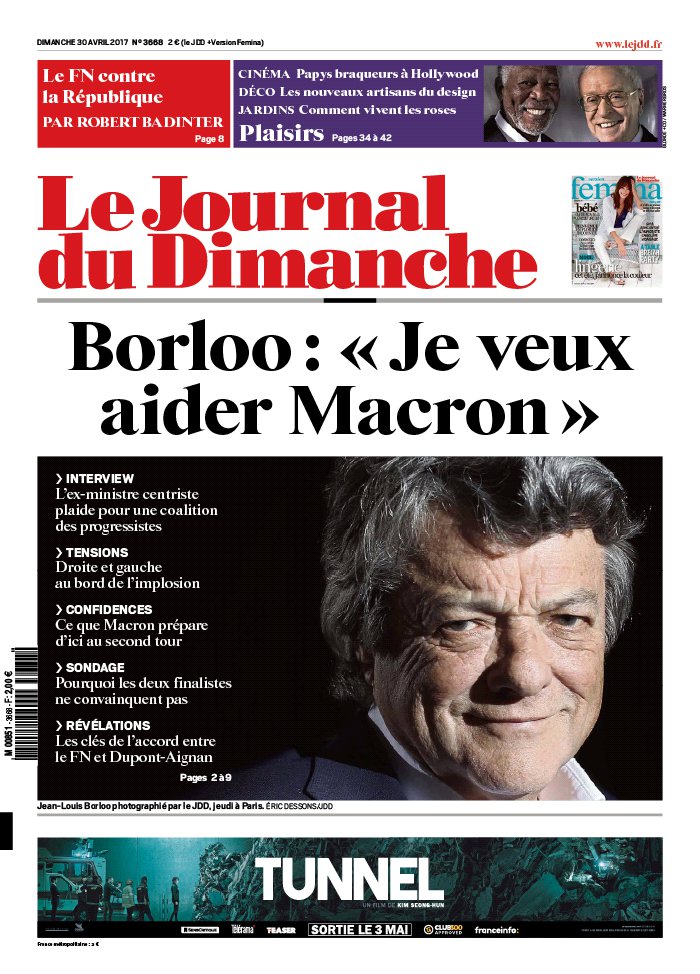 Le Journal Du Dimanche N Du Avril T L Charger Sur Ipad