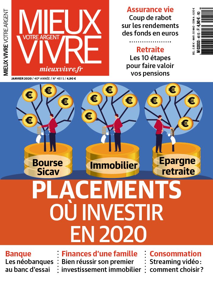 Mieux Vivre Votre Argent 20 décembre 2019 Abonnement Mieux Vivre Votre Argent Pas Cher avec le BOUQUET ePresse.fr