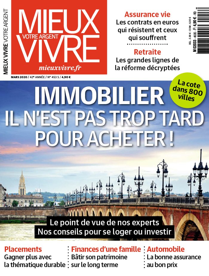 Mieux Vivre Votre Argent 20 février 2020 Abonnement Mieux Vivre Votre Argent Pas Cher avec le BOUQUET ePresse.fr