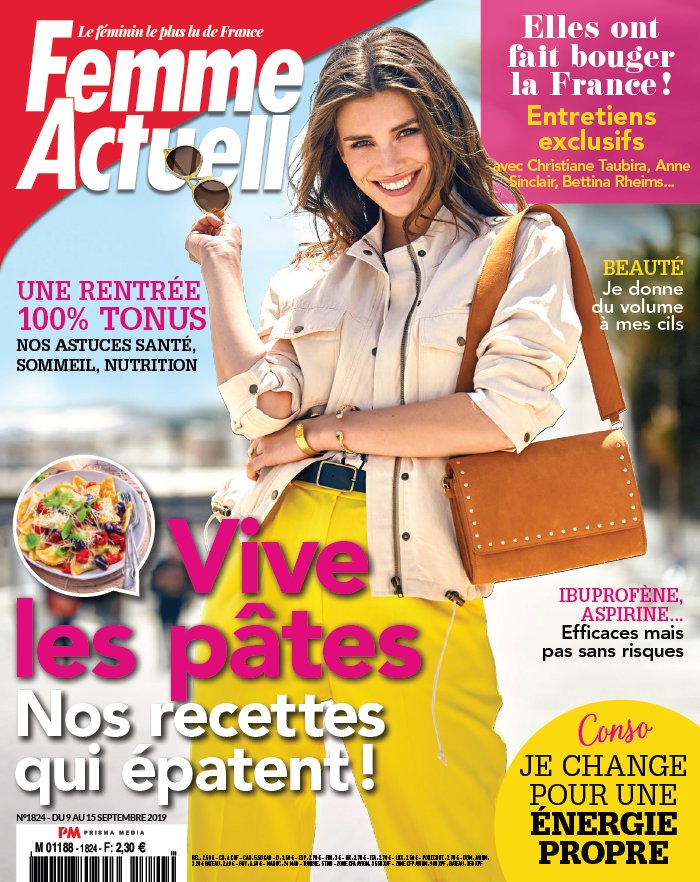 Femme Actuelle 09 septembre 2019 Abonnement à Femme Actuelle Pas Cher avec le BOUQUET ePresse.fr