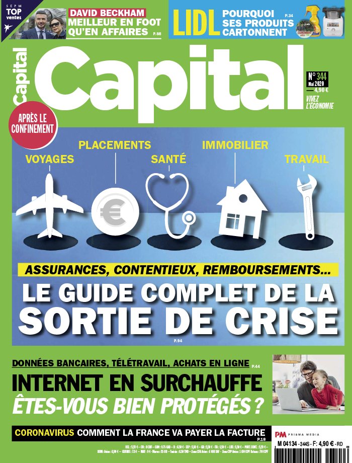 Capital 14 mai 2020 Abonnement à Capital Pas Cher avec le BOUQUET ÉCONOMIE ePresse.fr