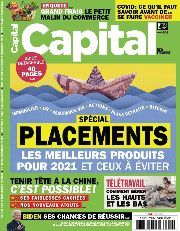 Capital 23 décembre 2020 Abonnement à Capital Pas Cher avec le BOUQUET ÉCONOMIE ePresse.fr