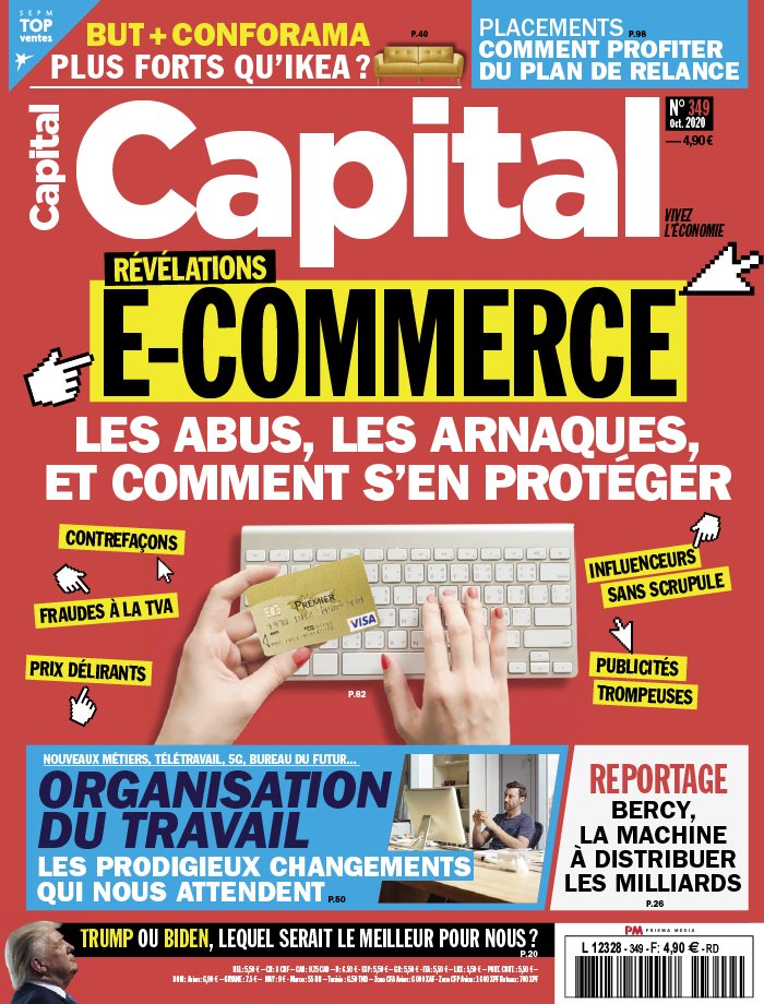 Capital 01 octobre 2020 Abonnement à Capital Pas Cher avec le BOUQUET ÉCONOMIE ePresse.fr
