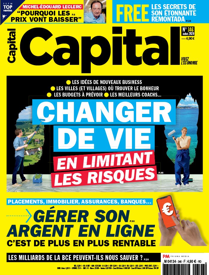 Capital 02 juillet 2020 Abonnement à Capital Pas Cher avec le BOUQUET ÉCONOMIE ePresse.fr