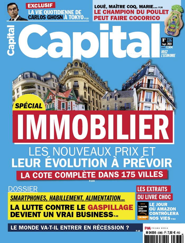Capital 22 août 2019 Abonnement à Capital Pas Cher avec le BOUQUET ÉCONOMIE ePresse.fr