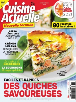 Cuisine Actuelle 01 octobre 2021 Abonnement à Cuisine Actuelle Pas Cher avec le BOUQUET ePresse.fr