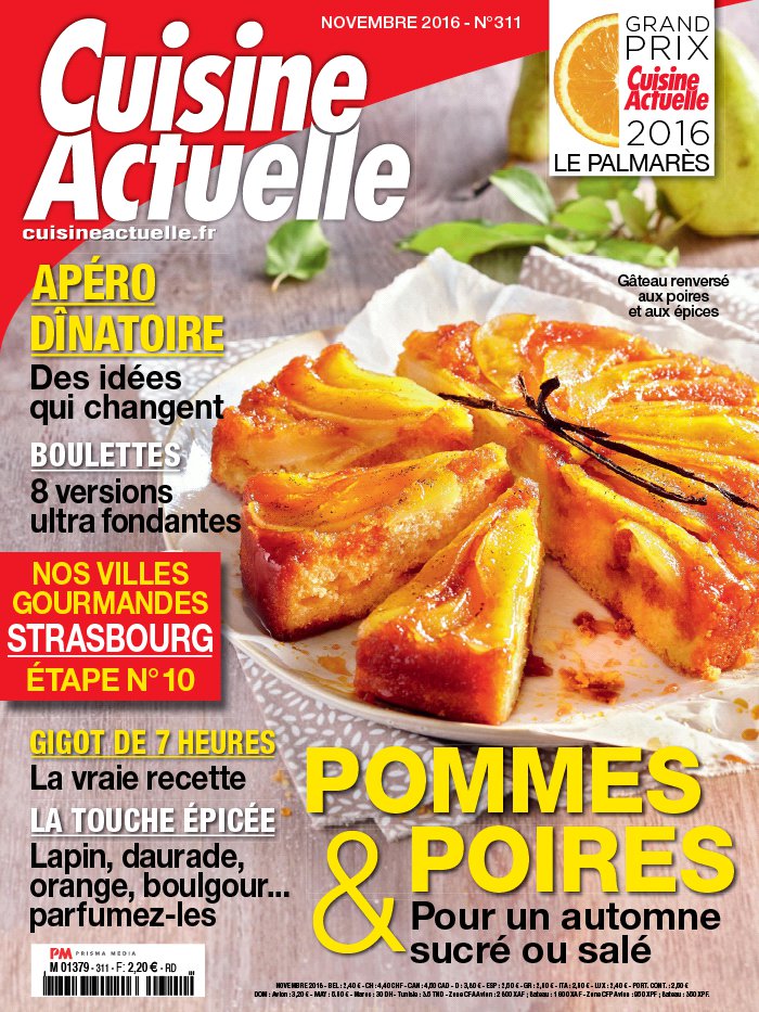 Cuisine Actuelle N 311 Du 10 Octobre 16 A Telecharger Sur Ipad