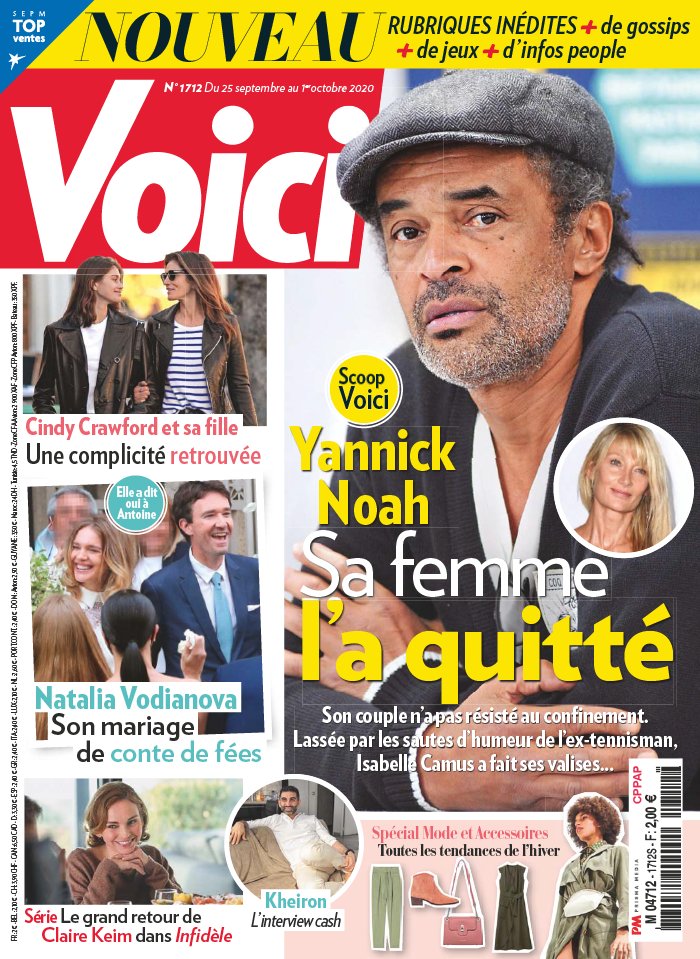 Voici 25 septembre 2020 Abonnement à Voici Pas Cher avec le BOUQUET À LA CARTE ePresse.fr