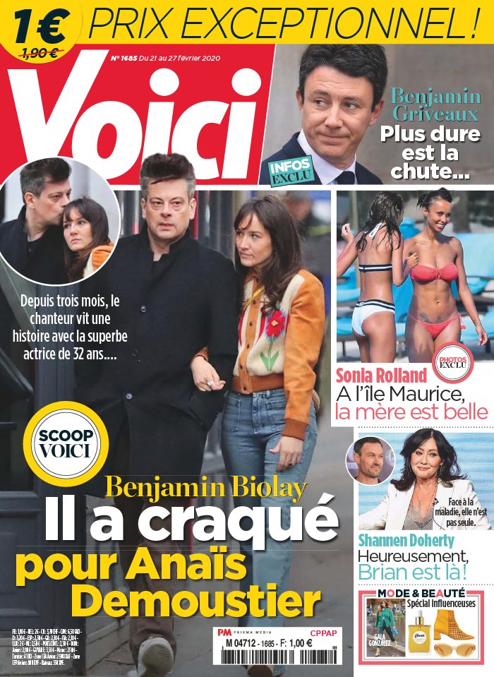 Voici 21 février 2020 Abonnement à Voici Pas Cher avec le BOUQUET À LA CARTE ePresse.fr