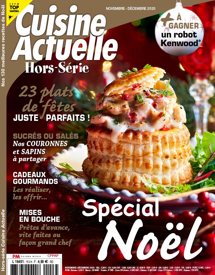 Cuisine Actuelle Hors Série 05 novembre 2020 Cuisine Actuelle Hors-Série Pas Cher avec le kiosque ePresse.fr