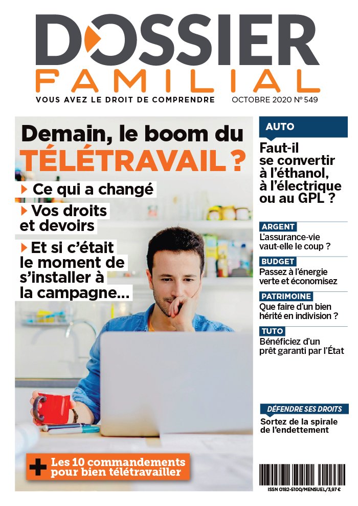 Dossier Familial 25 septembre 2020 Abonnement Dossier Familial Pas Cher avec le BOUQUET À LA CARTE ePresse.fr