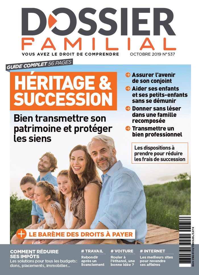 Dossier Familial 25 septembre 2019 Abonnement Dossier Familial Pas Cher avec le BOUQUET À LA CARTE ePresse.fr