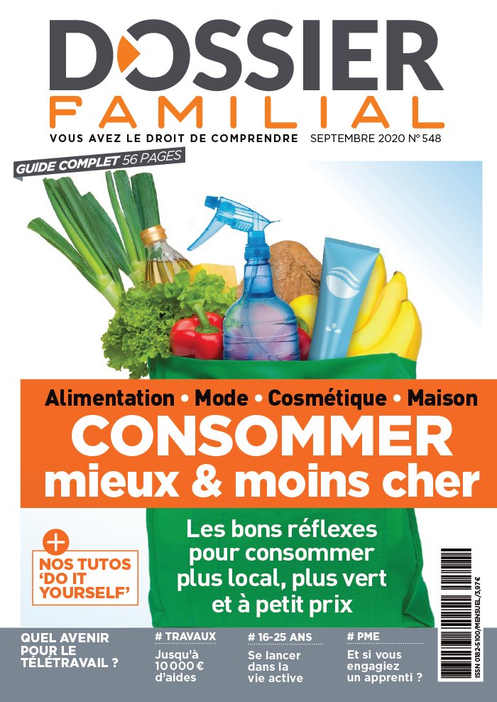Dossier Familial 25 août 2020 Abonnement Dossier Familial Pas Cher avec le BOUQUET À LA CARTE ePresse.fr