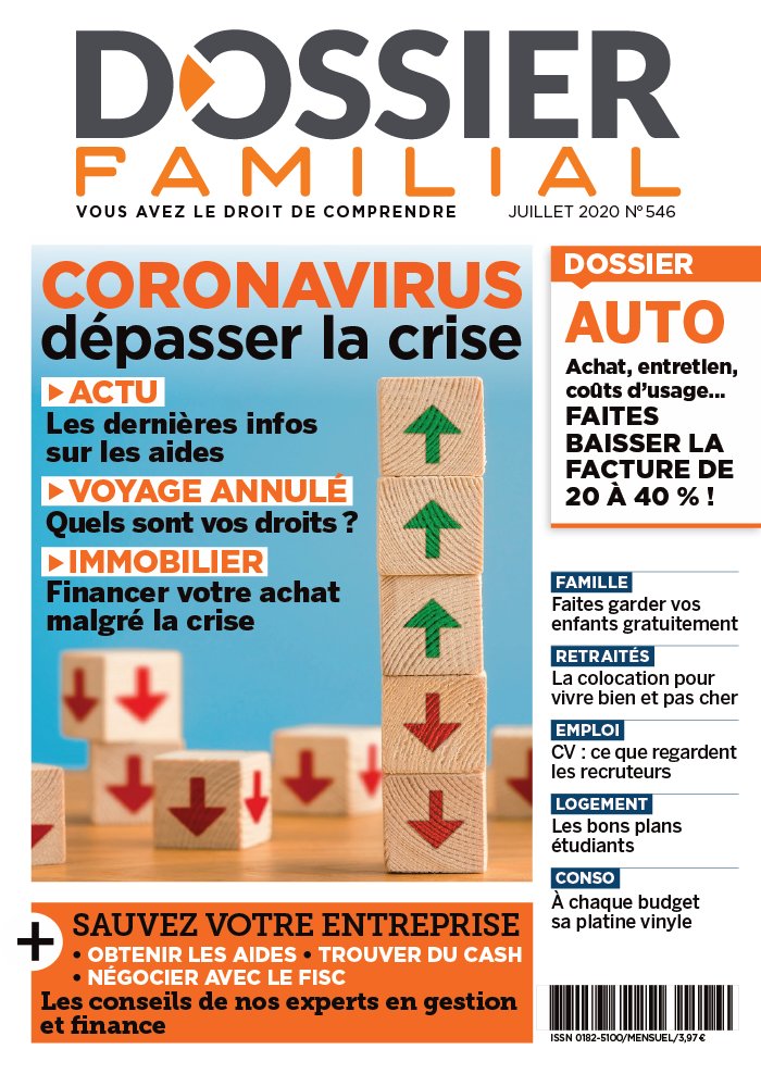 Dossier Familial 25 juin 2020 Abonnement Dossier Familial Pas Cher avec le BOUQUET À LA CARTE ePresse.fr