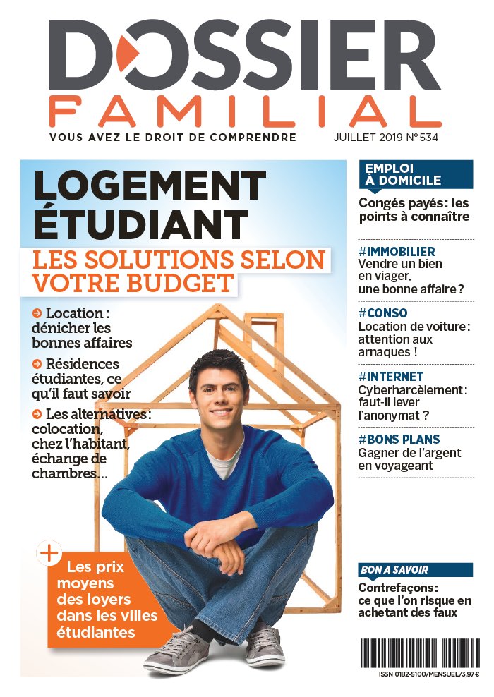 Dossier Familial 25 juin 2019 Abonnement Dossier Familial Pas Cher avec le BOUQUET À LA CARTE ePresse.fr