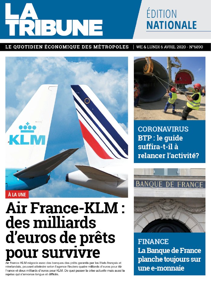 La Tribune quotidien 04 avril 2020 La Tribune quotidien du 04 avril 2020