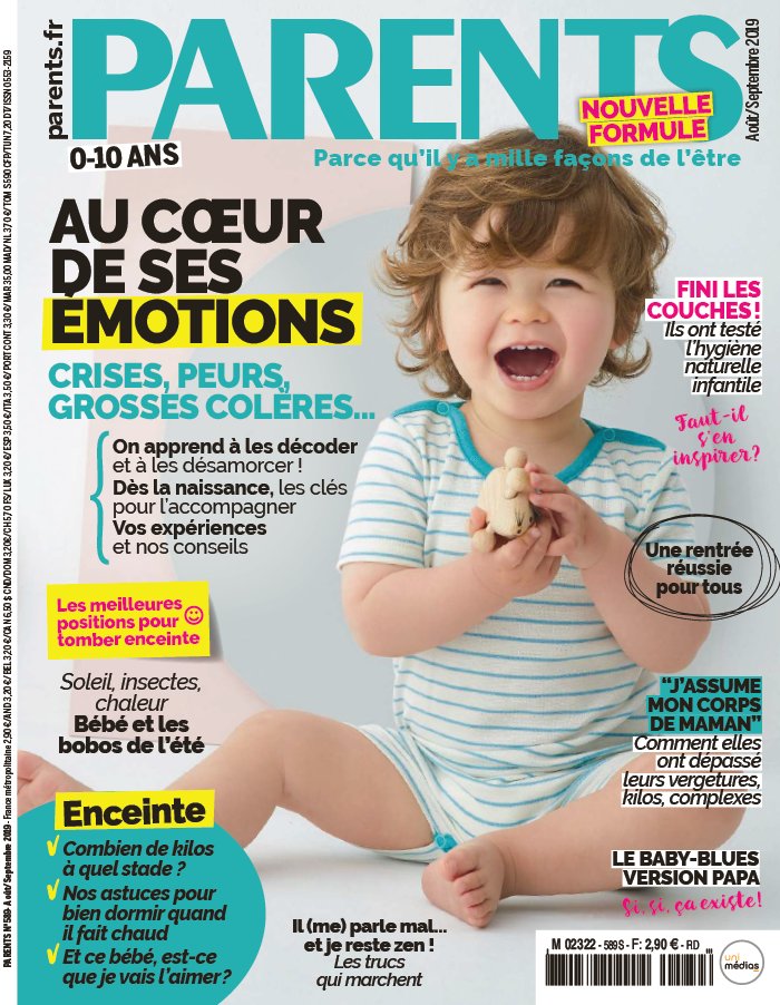 Parents 04 juillet 2019 Abonnement Parents Pas Cher avec le BOUQUET À LA CARTE ePresse.fr