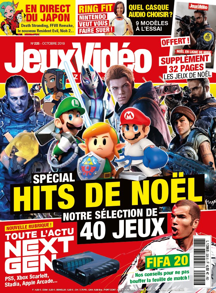 Jeux Vidéo Magazine 27 septembre 2019 Abonnement Jeux Vidéo Mag Pas Cher avec le BOUQUET À LA CARTE ePresse.fr