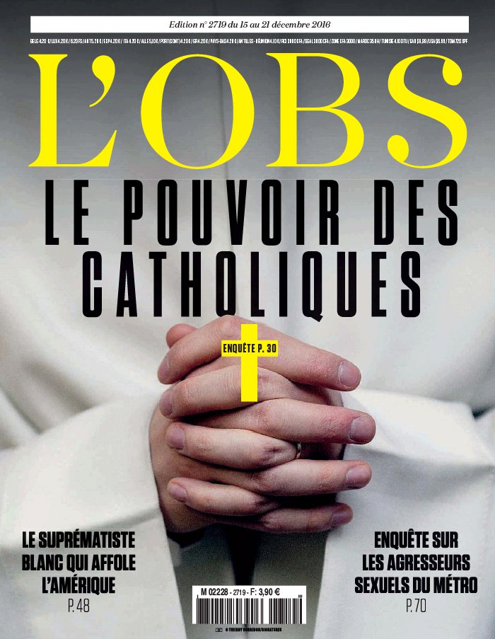 Programme Tv Le Nouvel Obs Toutes Les Chaînes L'Obs N°2719 du 15 décembre 2016 à télécharger sur iPad