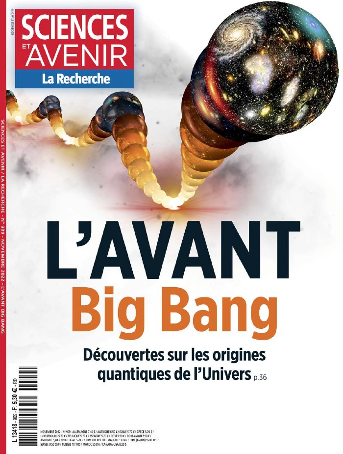 Sciences Et Avenir N°909 Du 20 Octobre 2022 à Télécharger Sur IPad