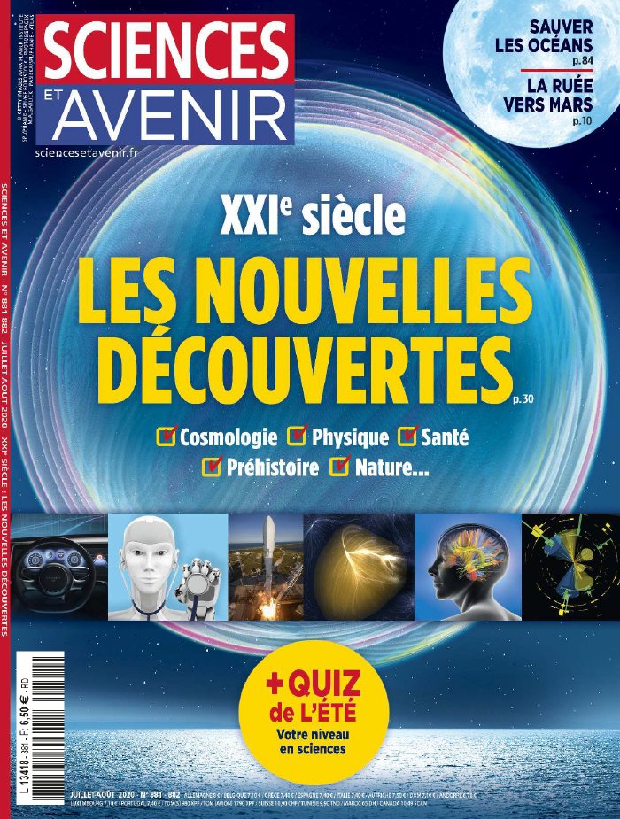 Sciences et Avenir 02 juillet 2020 Abonnement Sciences et Avenir Pas Cher avec le BOUQUET ePresse.fr