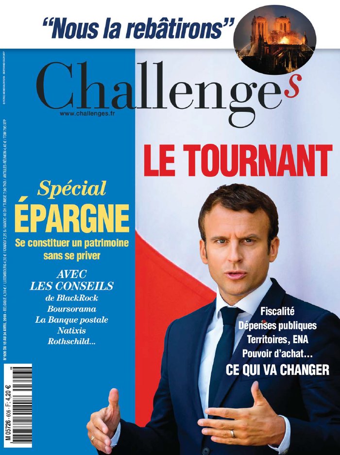 Challenges 18 avril 2019 Challenges N°606 du 18 avril 2019 à télécharger sur iPad