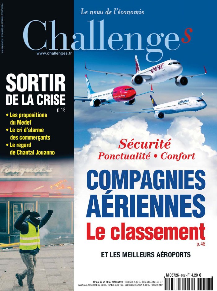 Challenges 21 mars 2019 Challenges N°602 du 21 mars 2019 à télécharger sur iPad
