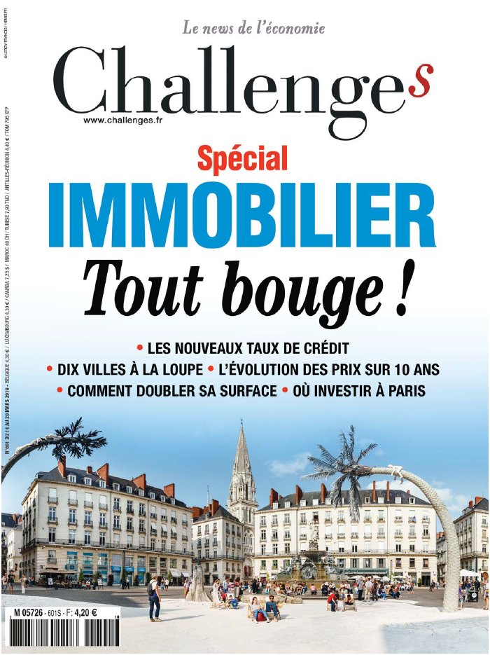 Challenges 14 mars 2019 Challenges N°601 du 14 mars 2019 à télécharger sur iPad