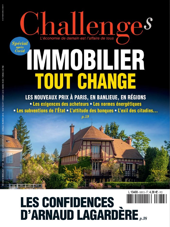 Challenges 04 mars 2021 Abonnement Challenges Pas Cher avec le BOUQUET ÉCONOMIE ePresse.fr