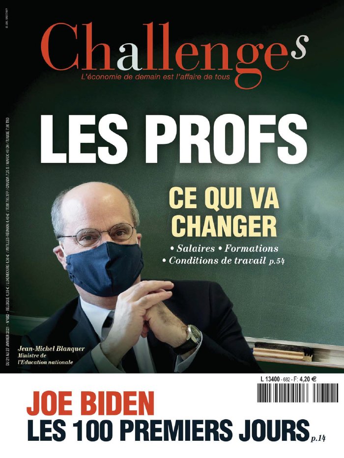 Challenges 21 janvier 2021 Challenges N°682 du 21 janvier 2021 à télécharger sur iPad
