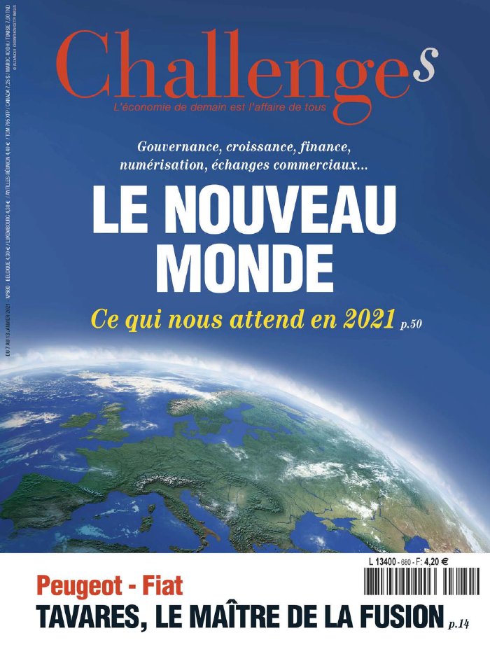 Challenges 07 janvier 2021 Challenges N°680 du 07 janvier 2021 à télécharger sur iPad