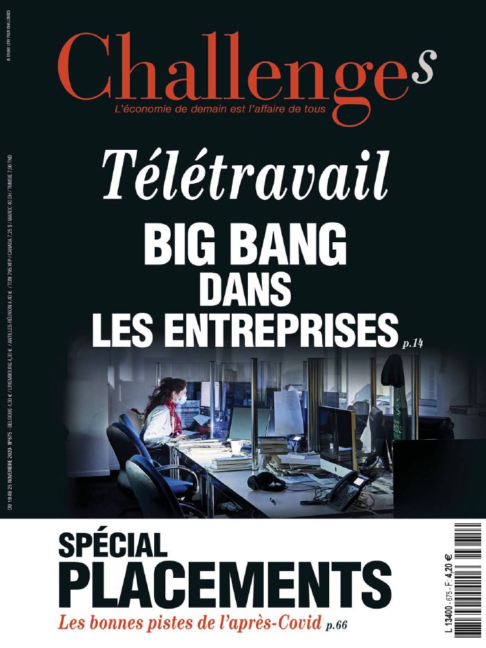 Challenges 19 novembre 2020 Abonnement Challenges Pas Cher avec le BOUQUET ÉCONOMIE ePresse.fr