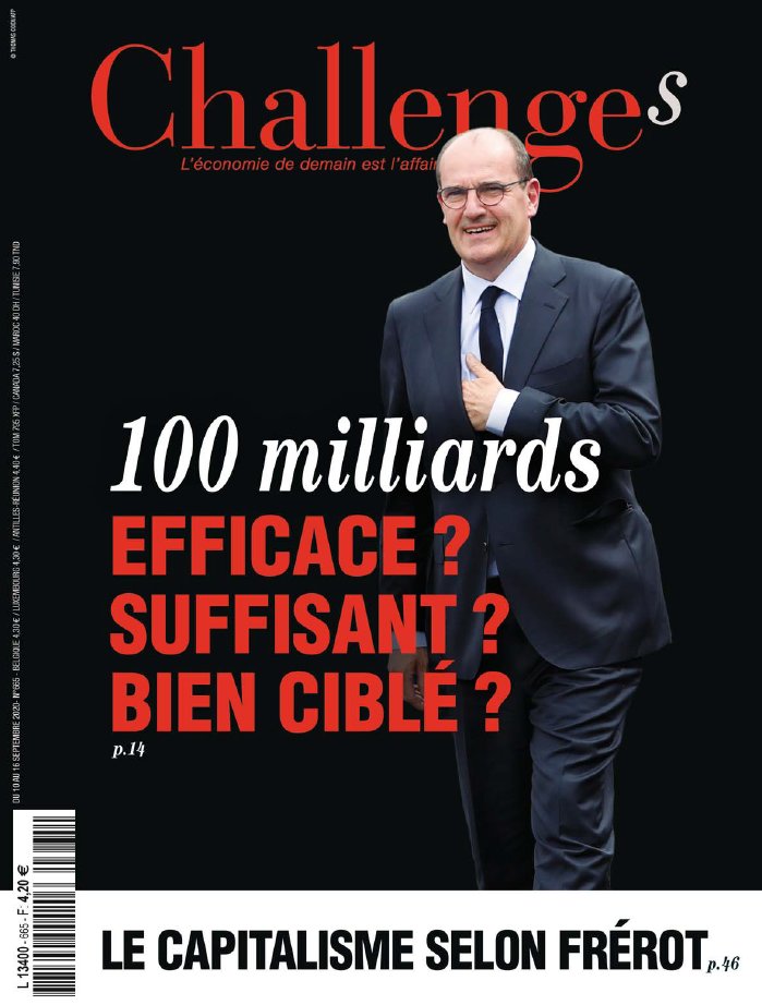 Challenges 10 septembre 2020 Challenges N°665 du 10 septembre 2020 à télécharger sur iPad